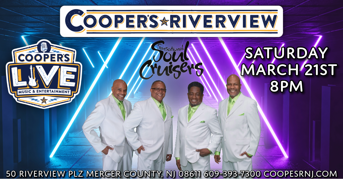 The Soul Cruisers Dinner Dance Party at Cooper's Riverview! w DJ
